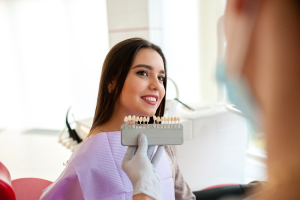 a person during a dental appointment